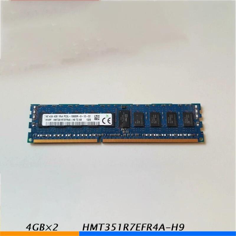 SKhynix  RAM HMT351R7EFR4A-H9 4G PC3L-10600R 1RX4 ECC REG DDR3, 2 